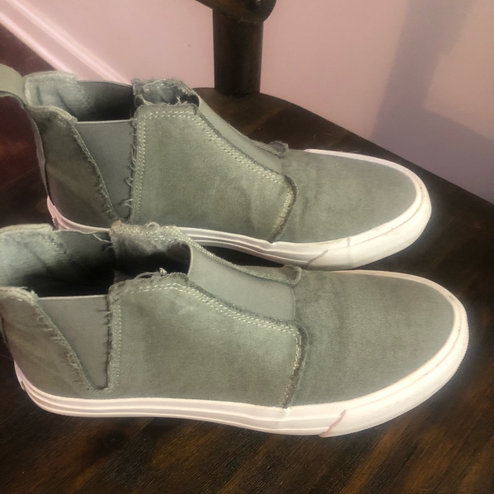 Grey sneakers